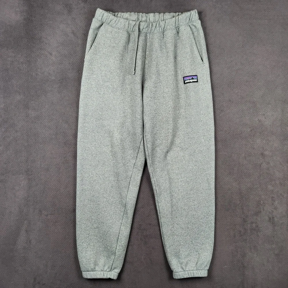 Patagonia P-6 Label Uprisal Sweatpants Mens Medium Gray Heavyweight Outdoor